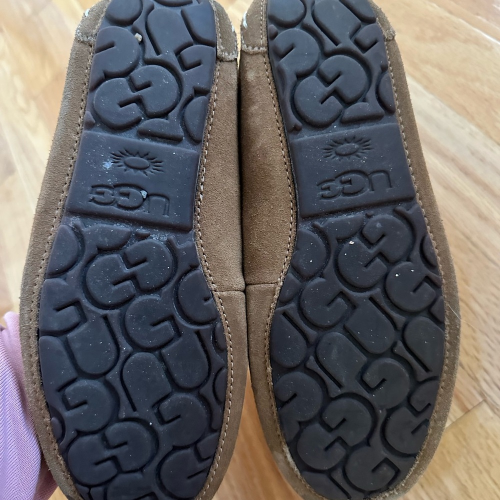 UGG Chestnut Suede Moccasin Loafers - Picture 4 of 6